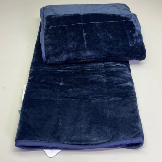 THERA Weighted Blanket Sz 42" x 66", Calming Navy BL613K